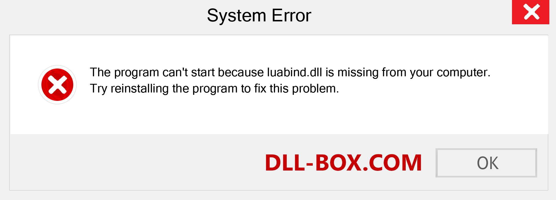  luabind.dll file is missing?. Download for Windows 7, 8, 10 - Fix  luabind dll Missing Error on Windows, photos, images